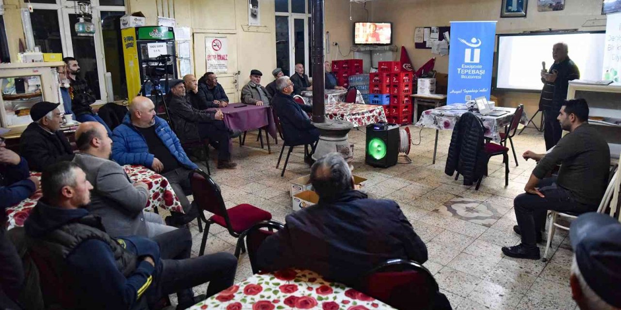 İklim Sözcüleri Çukurhisar’daki üreticilerini bilgilendirdi