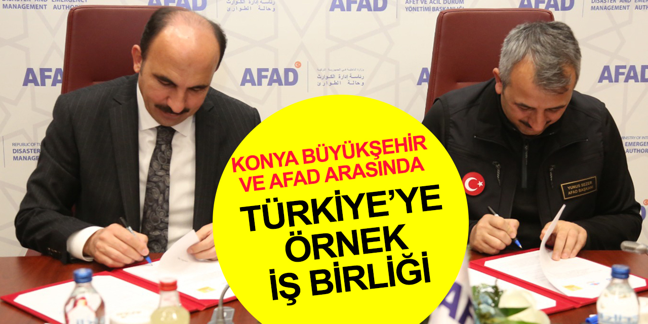 Konya Büyükşehir ve AFAD arasında Teknik İşaret Dili Programı İş Birliği Protokolü! Eğitimleri KOMEK verecek