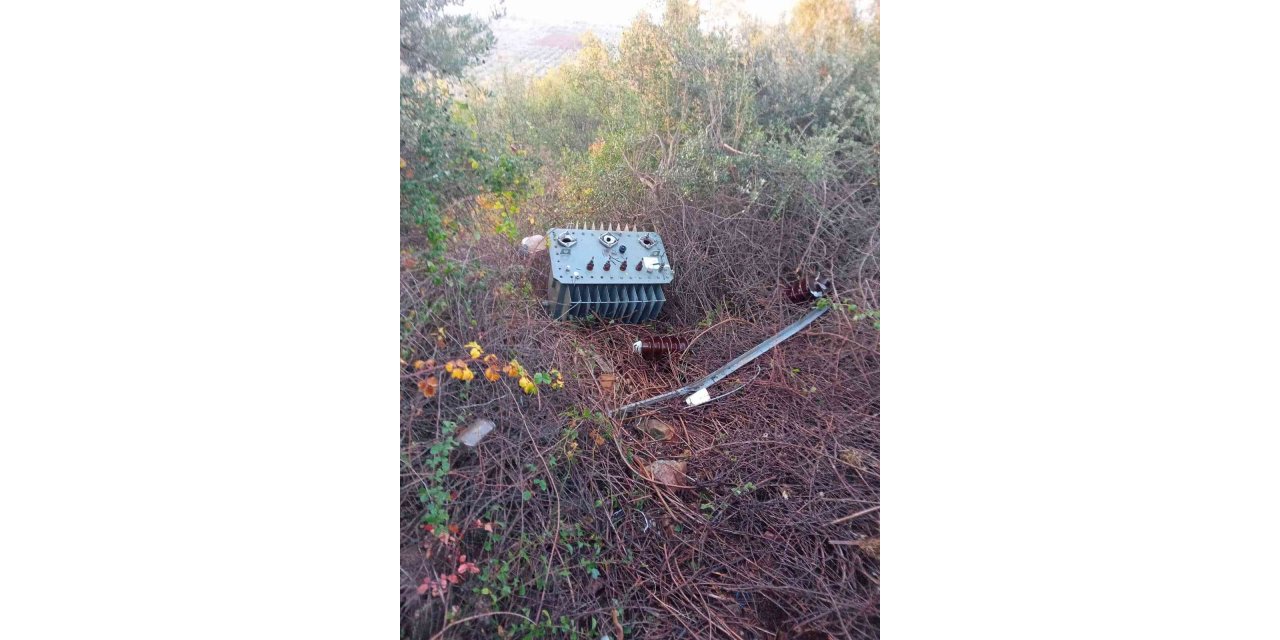 Hırsızlar sulamada kullanılan trafonun yağını çaldılar