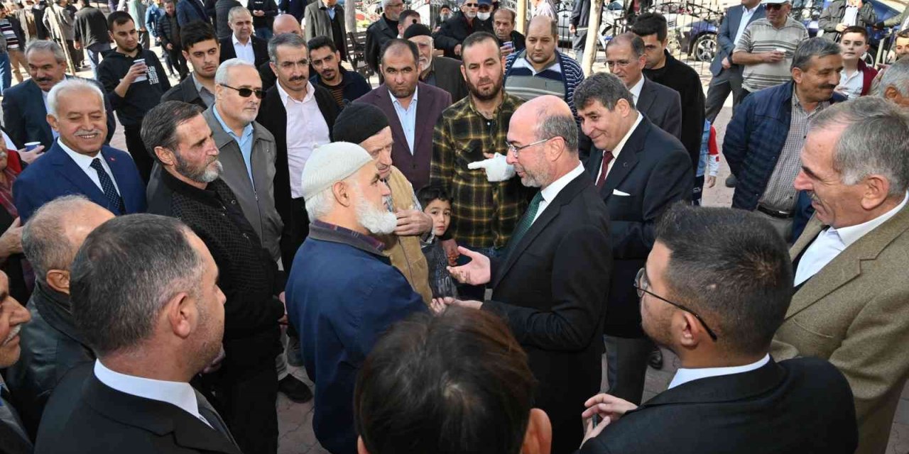 Konya haber! Başkan Pekyatırmacı Bosna Hersek Mahallesinde vatandaşlarla buluştu