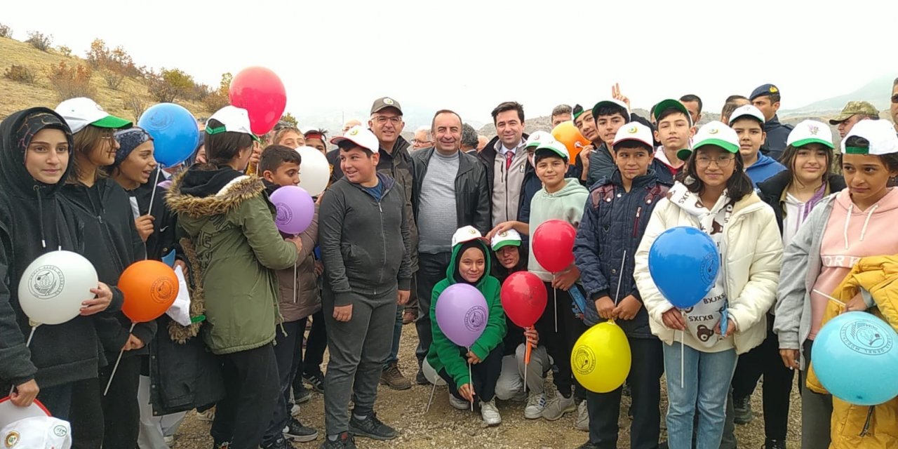 İskilip’te 500 fidan toprakla buluştu