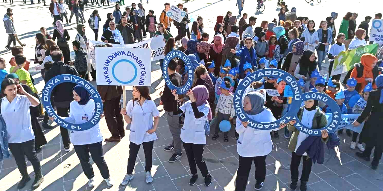Konya haber! Beyşehir’de diyabet farkındalığı için yürüyüş