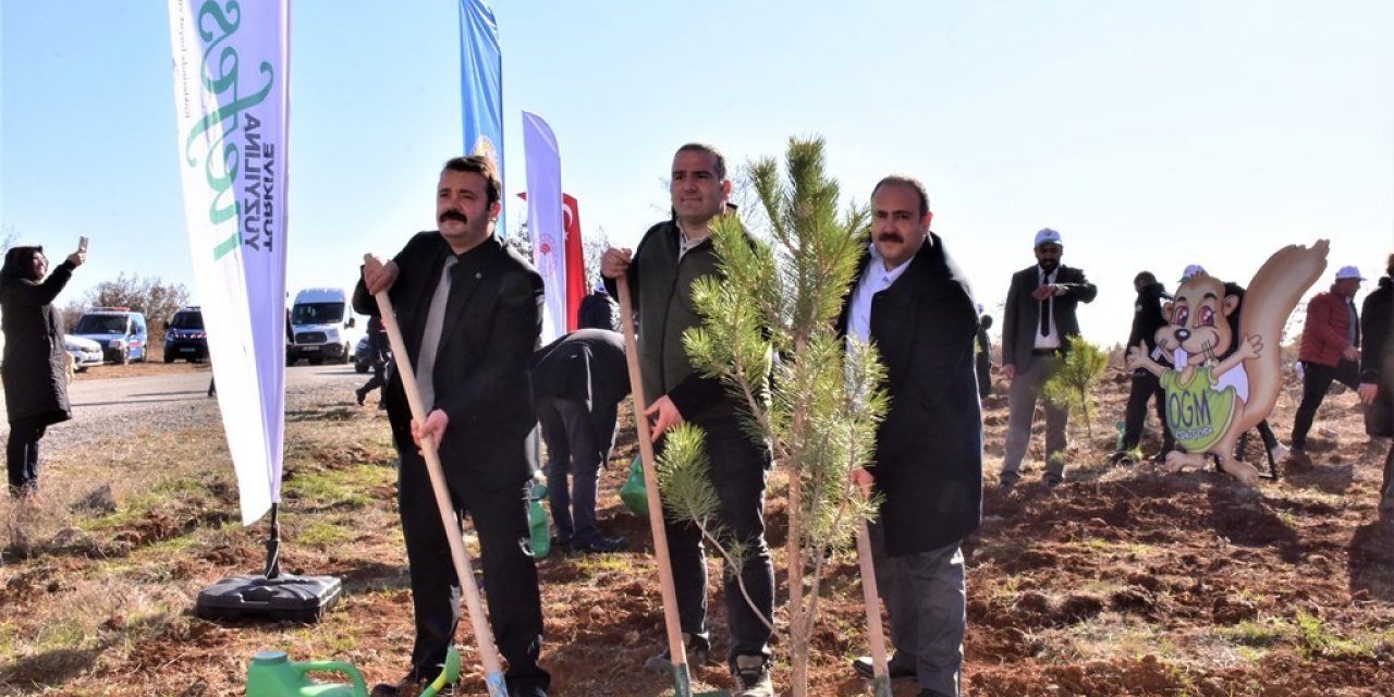 İnönü’de 5 bin fidan toprakla buluştu