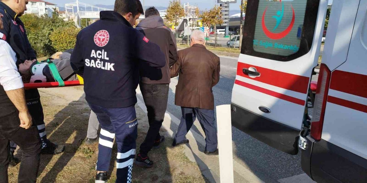 Motorlu araç girişinin yasak olduğu yürüyüş yolunda motosiklet yayaya çarptı