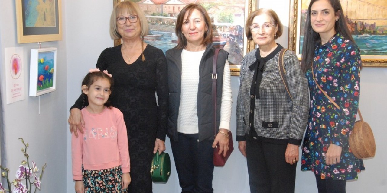 Küçük ressam Defne’den iki eser