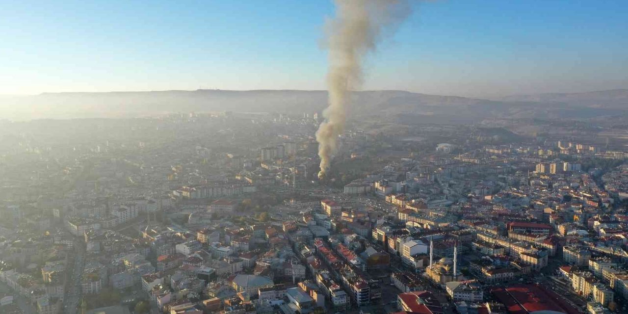 Sivas’ta korkutan yangında kundaklama şüphesi