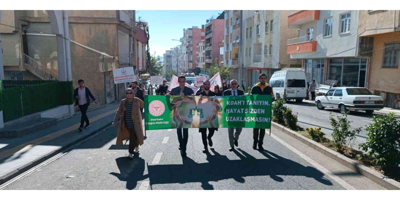 Dicle’de sağlıkçılardan sağlıklı yaşam yürüyüşü