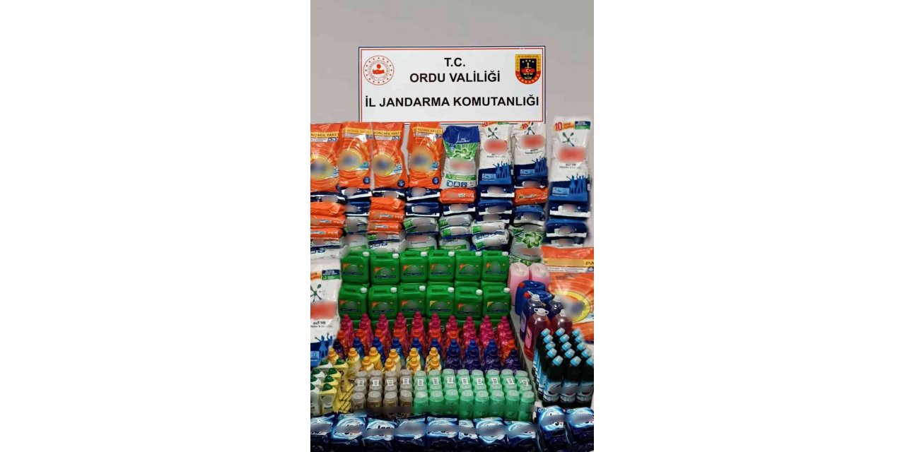 Ordu’da sahte deterjan deposuna baskın