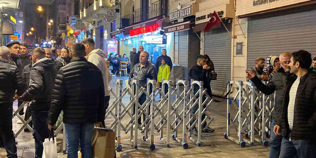 İstiklal Caddesi yaya trafiğine kapatıldı