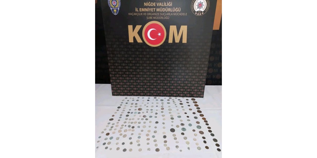 Pazar çantasında 231 adet sikke ele geçirildi