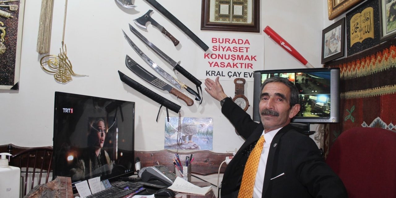 Bayburt’taki bu çayevinde asla siyaset konuşulmuyor konuşanı ise sahibi kovuyor