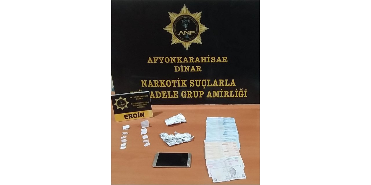 Üzerinde eroinle yakalandı