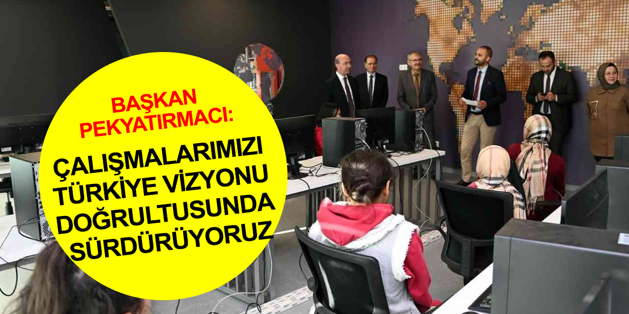 Pekyatırmacı'dan Konya'nın vizyon projelerinden Beyhekim Gelişim ve Teknoloji Akademisi'ne ziyaret