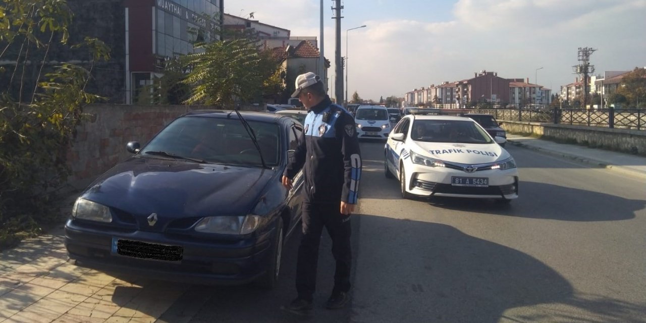 Kaldırıma parka ceza