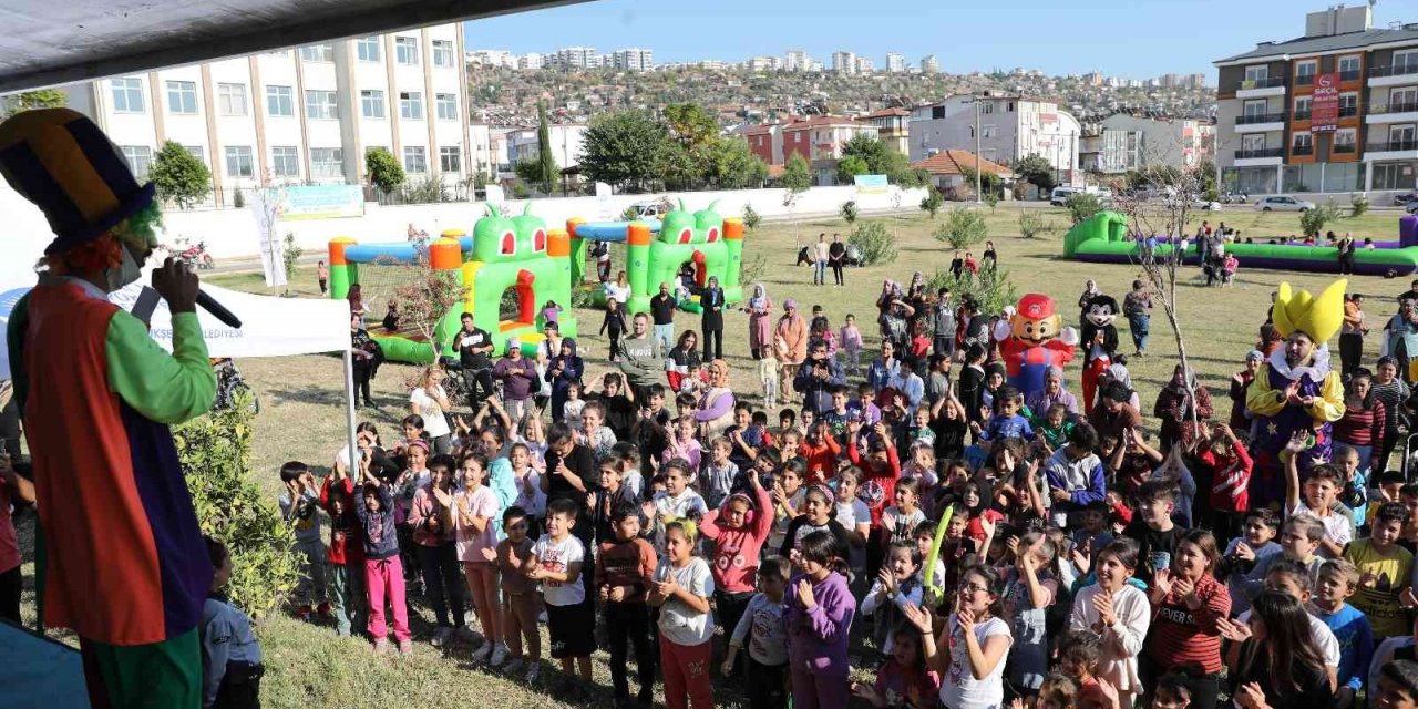 Çocuklar ara tatilde şenlikte buluştu