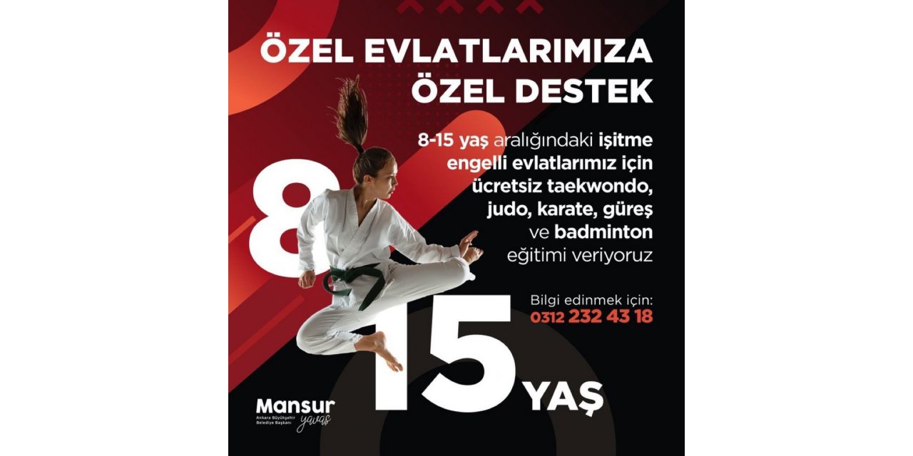 EGO Spor’dan ’Özel Çocuklara Özel Destek’