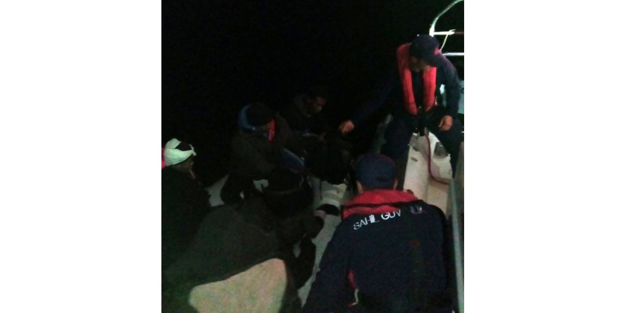 7 göçmen Sahil Güvenlik ekipleri tarafından kurtarıldı