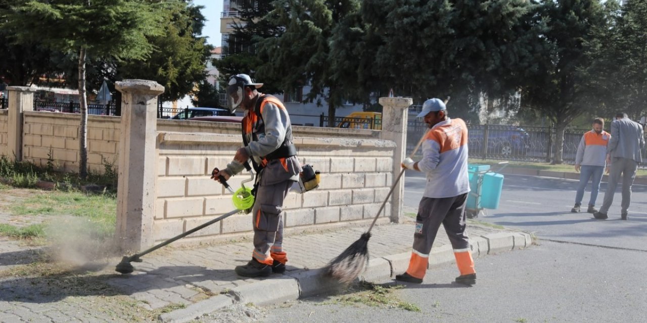Melikgazi’de kış öncesi temizlik yoğunluğu