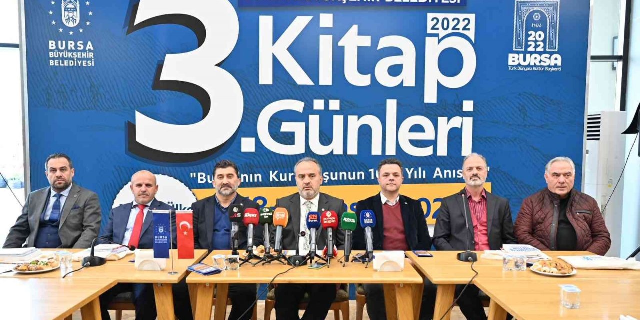 Bursa’da kitap günleri heyecanı başlıyor
