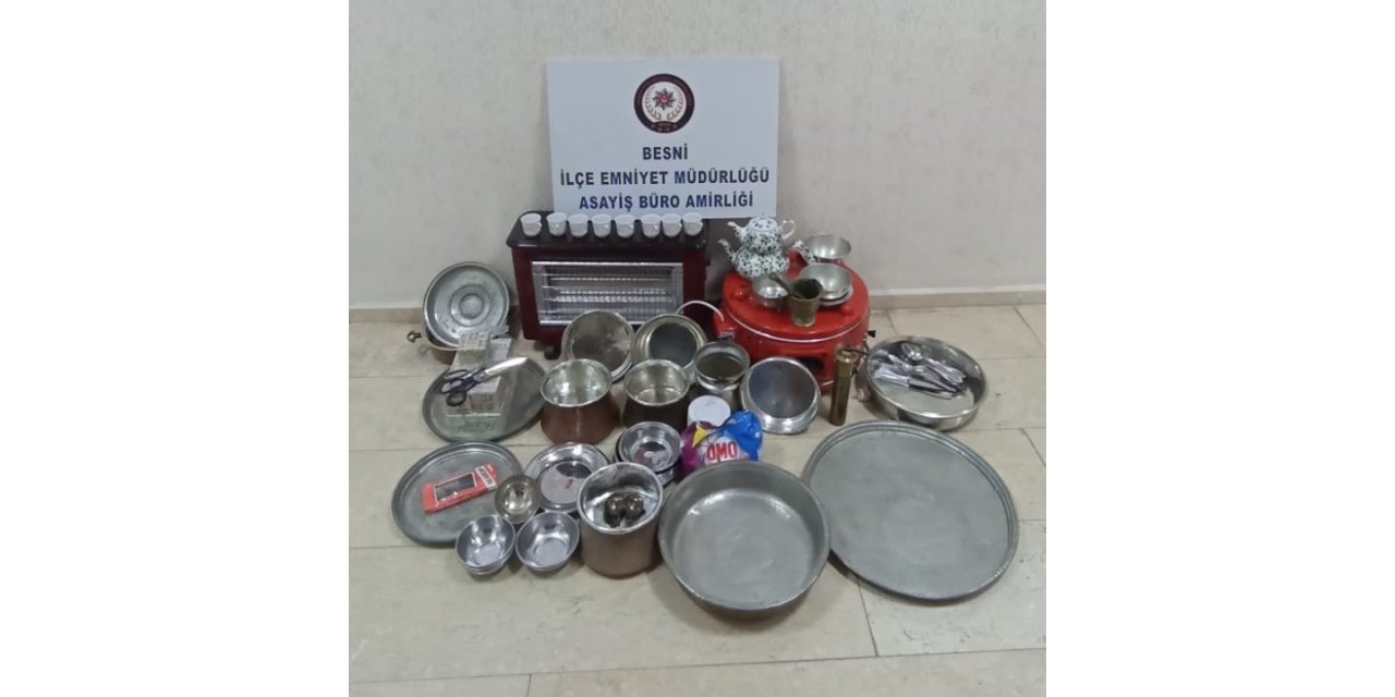 Bakır hırsızı suçüstü yakalandı