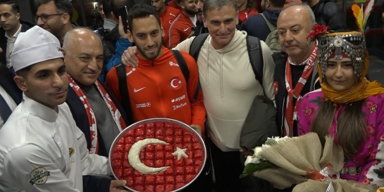 A Milli Takım kafilesi Gaziantep’te