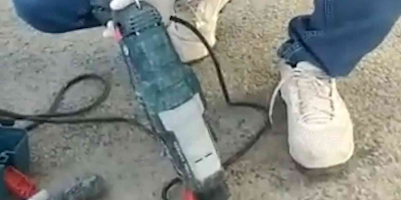 43 ilin geçiş güzergahında uyuşturucuya geçit yok: Bu kez matkaptan çıktı