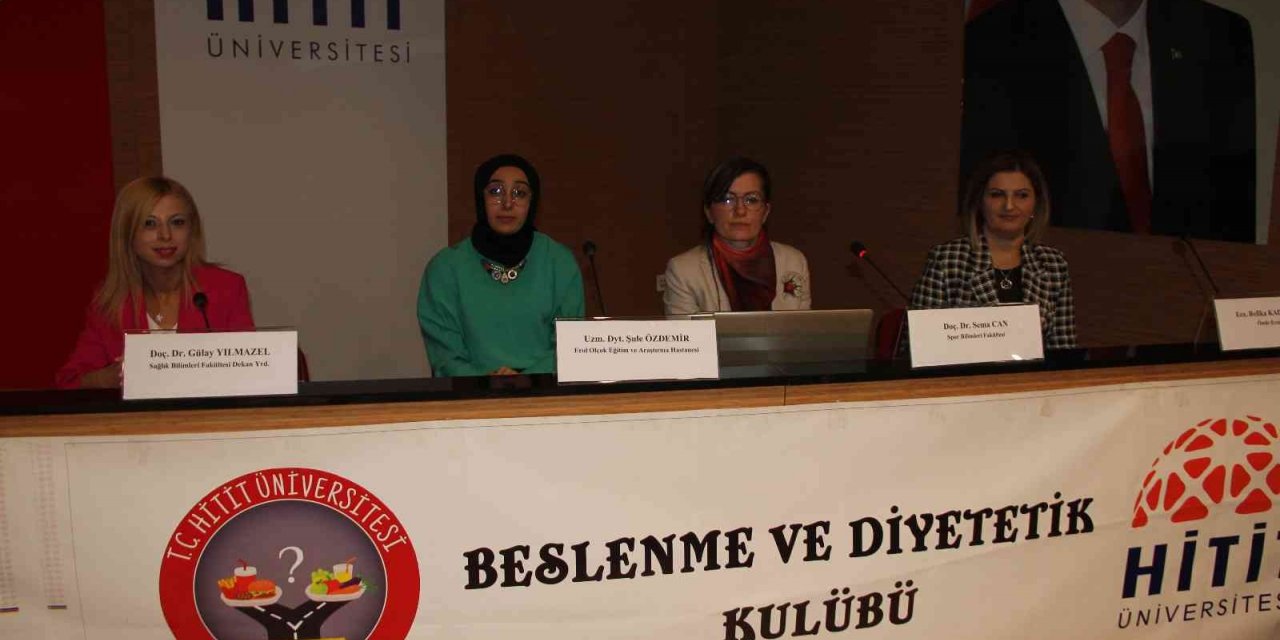 Hitit Üniversitesi’nde ’diyabet’e dikkat çekildi