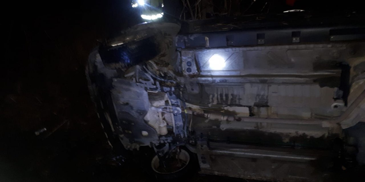 Bayburt’ta trafik kazası: 2 yaralı