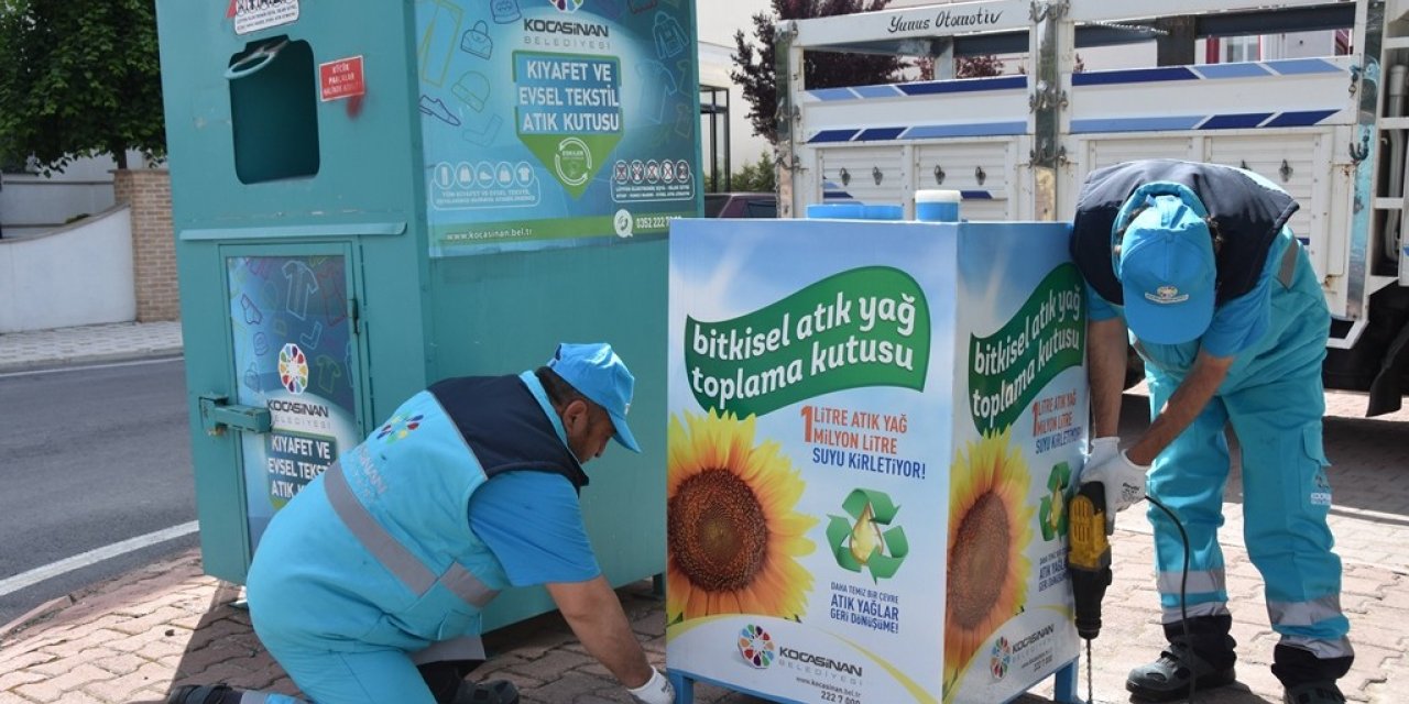 Kocasinan Belediyesi’nden bitkisel atık yağa, temizlik seti hediye