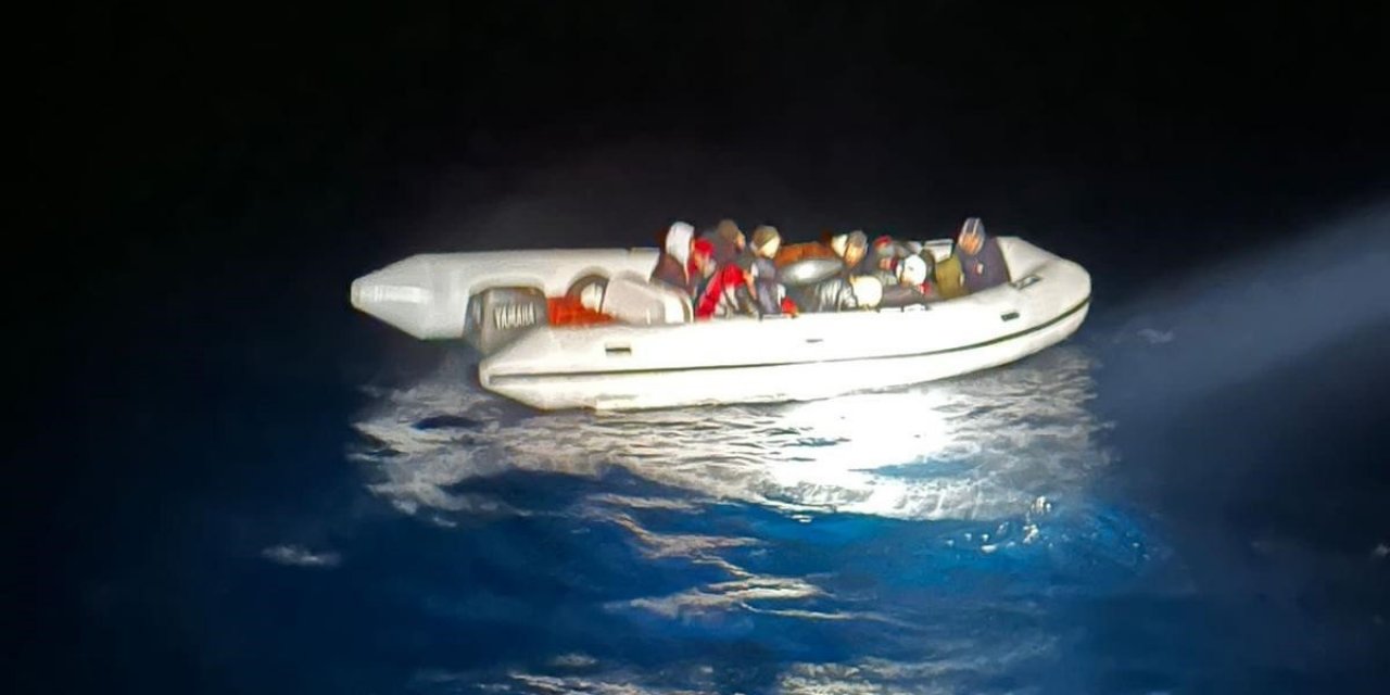 Bodrum’da 14 düzensiz göçmen yakalandı