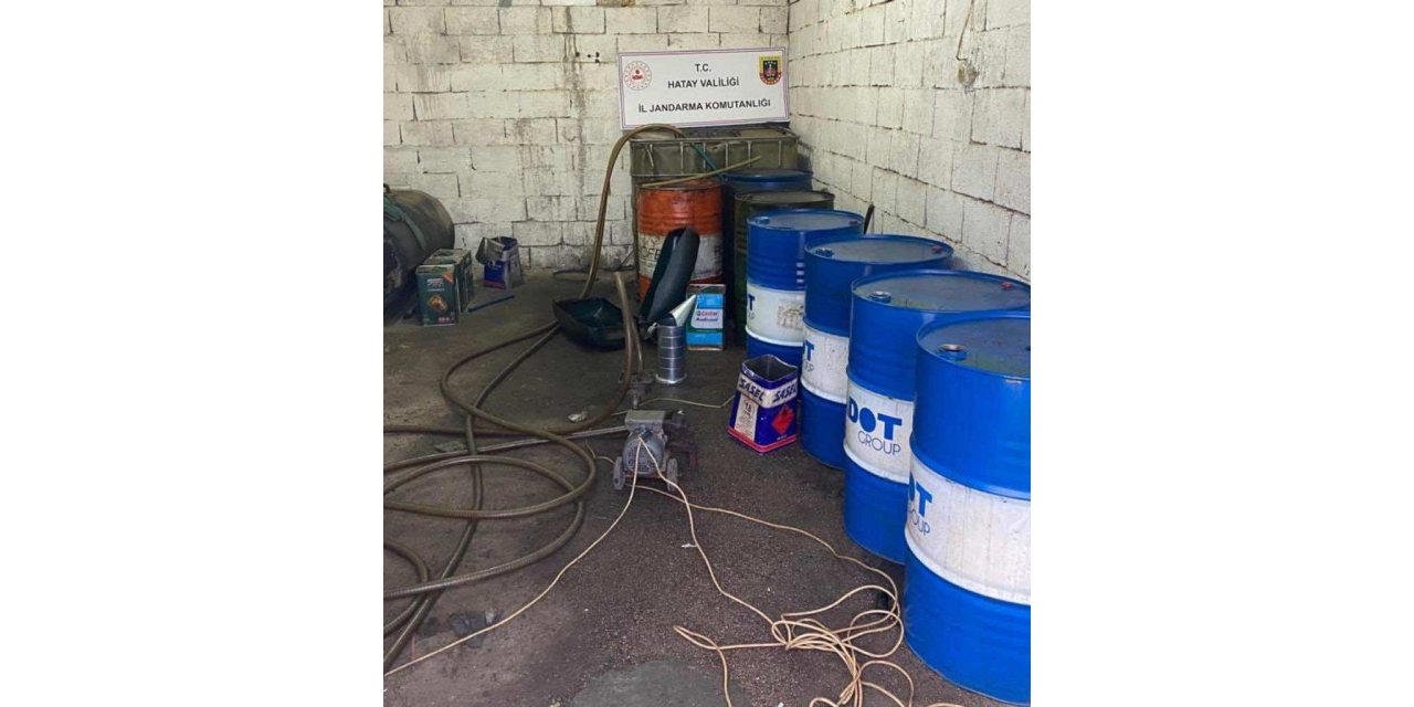 Hatay’da 21 ton kaçak akaryakıt ele geçirildi