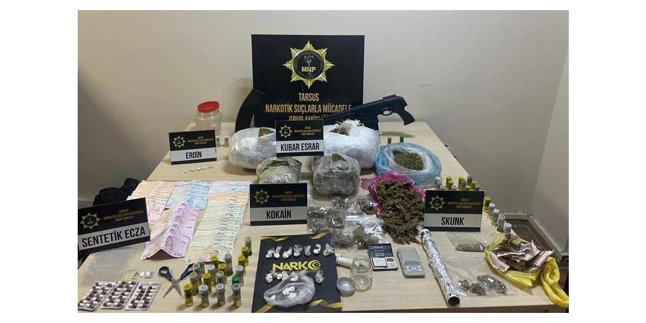 Mersin’de uyuşturucu operasyonunda 6 şüpheli gözaltına alındı