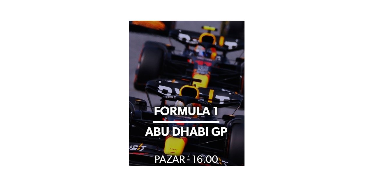 Formula 1’de sezonun son yarışı Tivibu’da