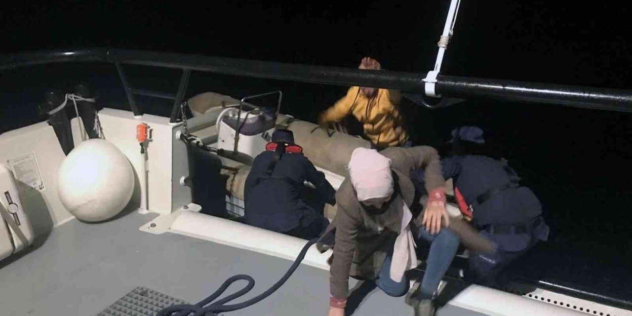 Datça’da7 düzensiz göçmen kurtarıldı