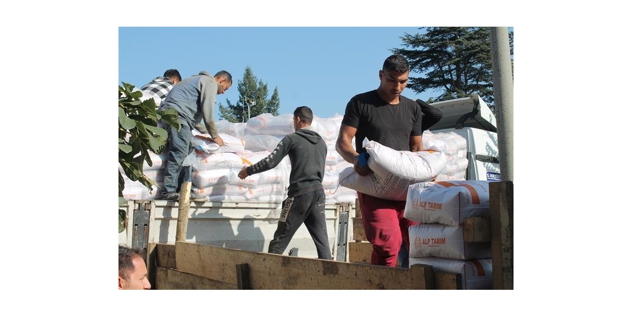 221 üreticiye 95 bin kilo buğday dağıtıldı