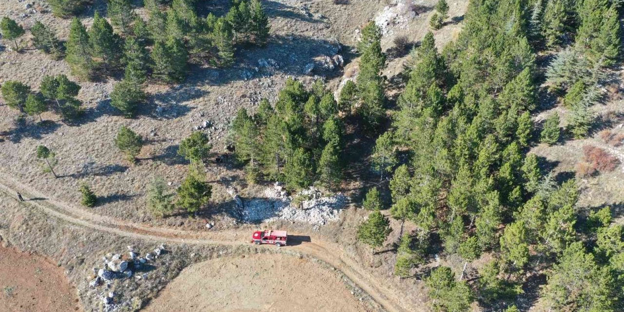 Kayıp koyun sürüsü dronla aranıyor