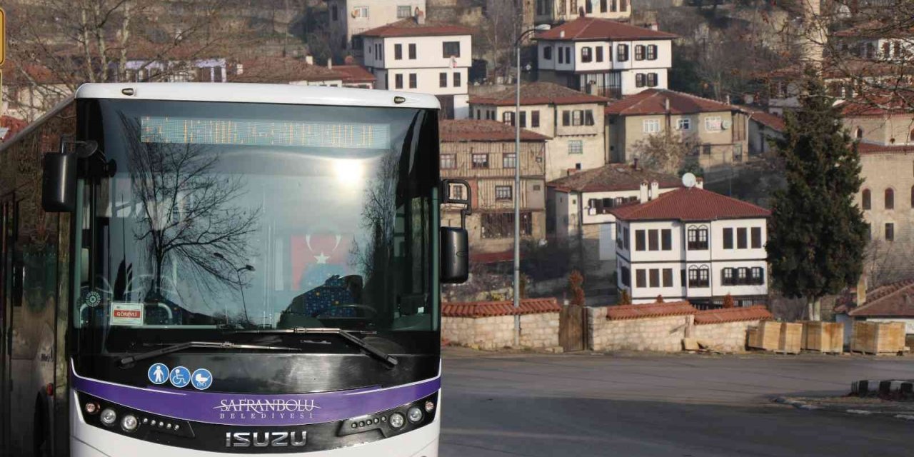 Safranbolu’da halk otobüsü sayısı 9’a çıkarıldı