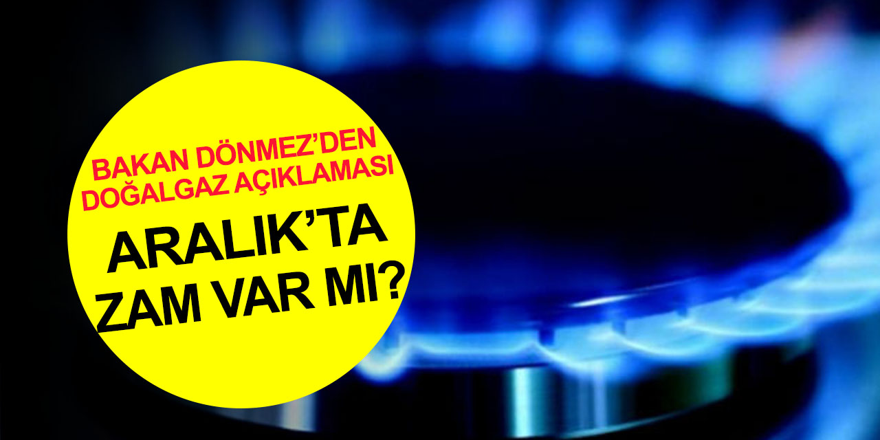 Enerji Bakanı Fatih Dönmez'den 'doğalgaza zam yok' açıklaması