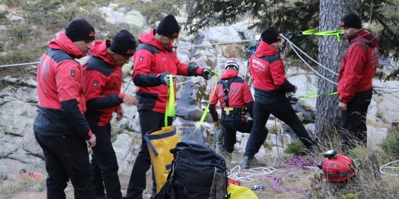 Jandarman kurtarma tatbikatı