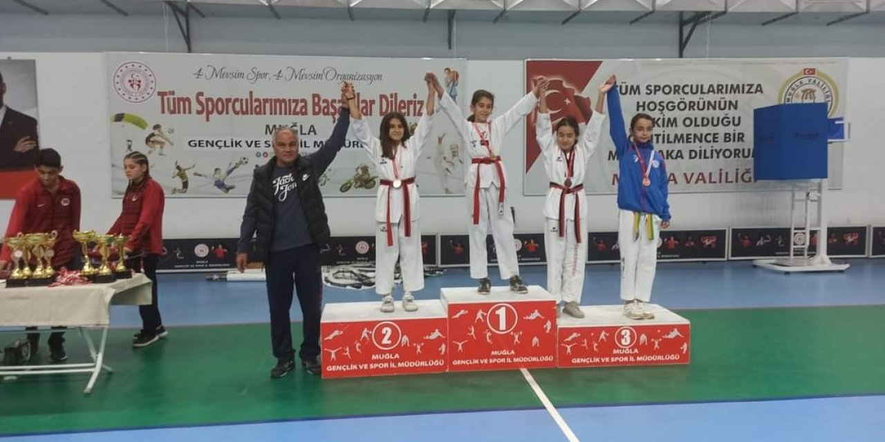 Köyceğizli tekvandocular şampiyonaya damga vurdu