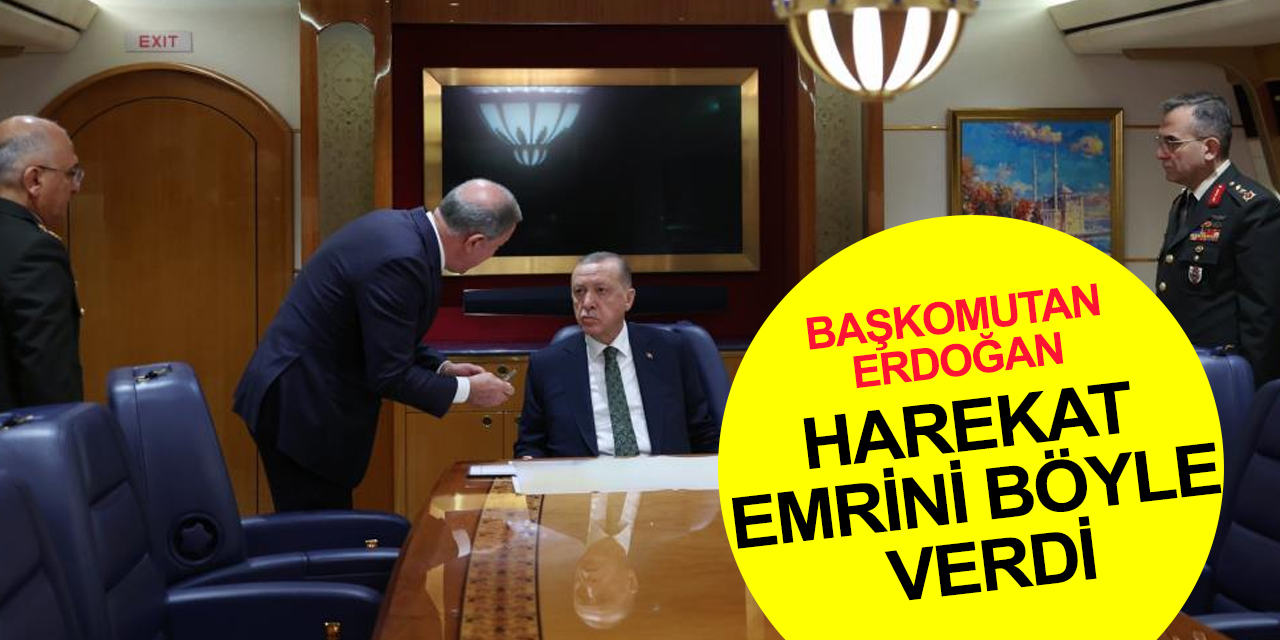 Cumhurbaşkanı Erdoğan 'Pençe-Kılıç Hava Harekatı'nın emrini böyle verdi
