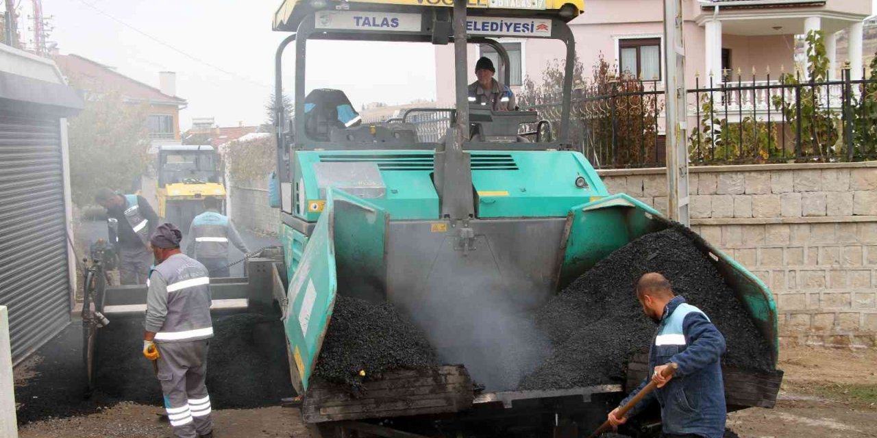 Talas’ta Asfalt Sezonu Bitmez