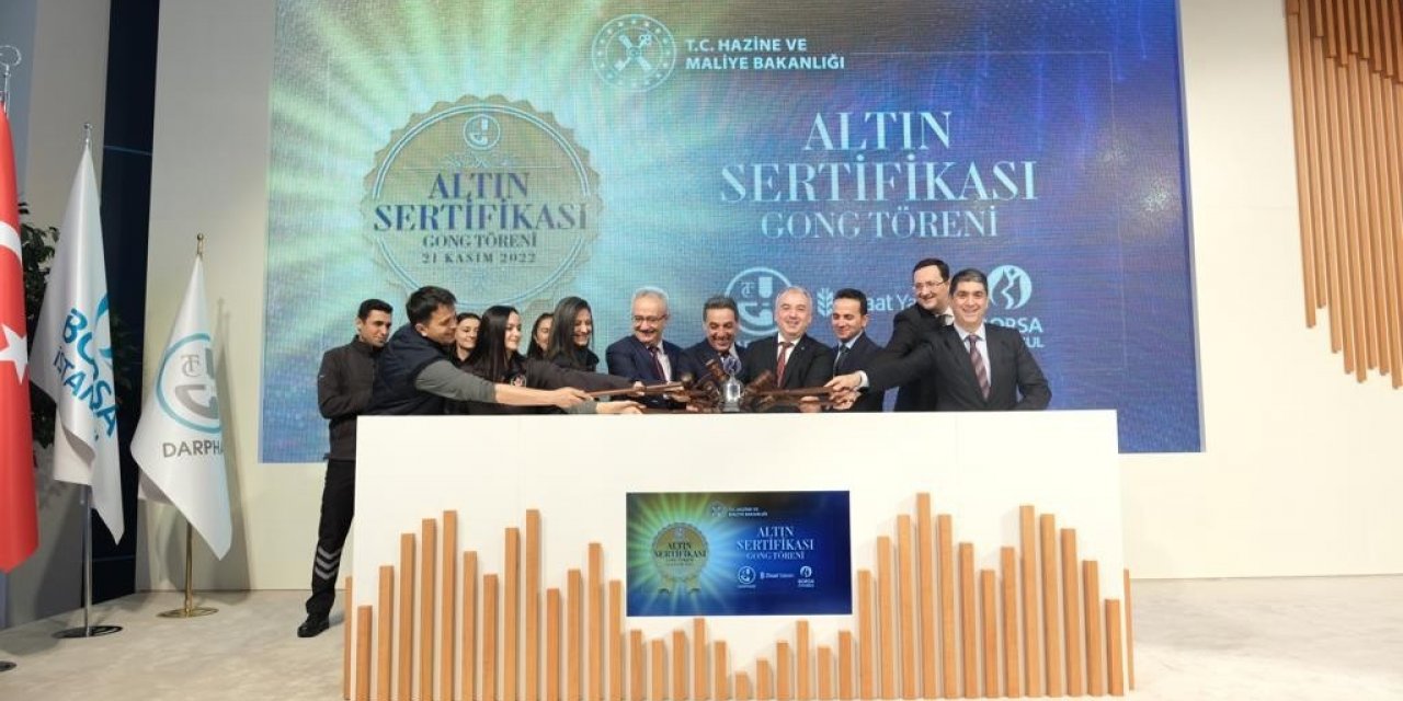Darphane Altın Sertifikası Borsa İstanbul’da işlem görmeye başladı