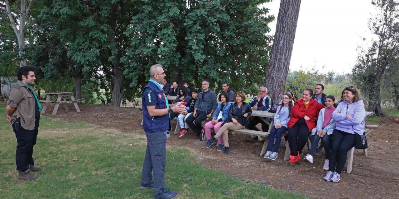 Büyükşehir izcileri Zeytin Park’ta kamp yaptı