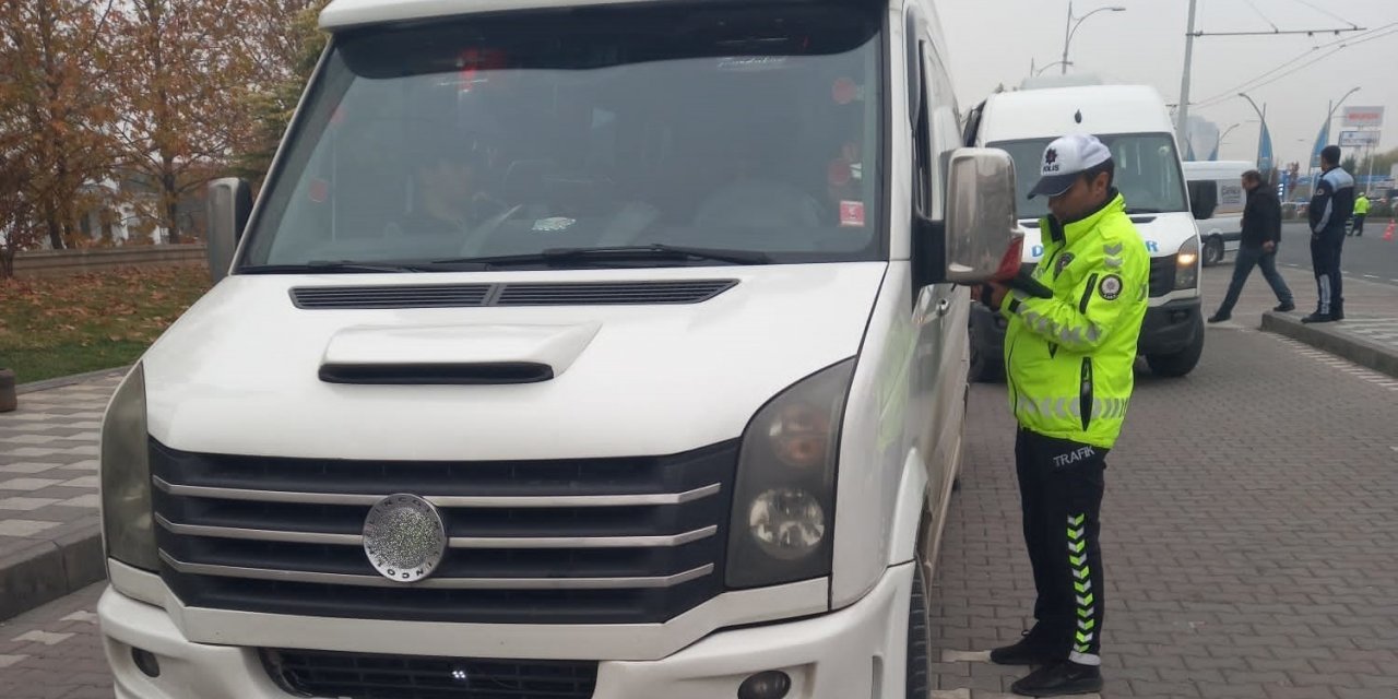 Malatya’da okul servislerine sıkı denetim