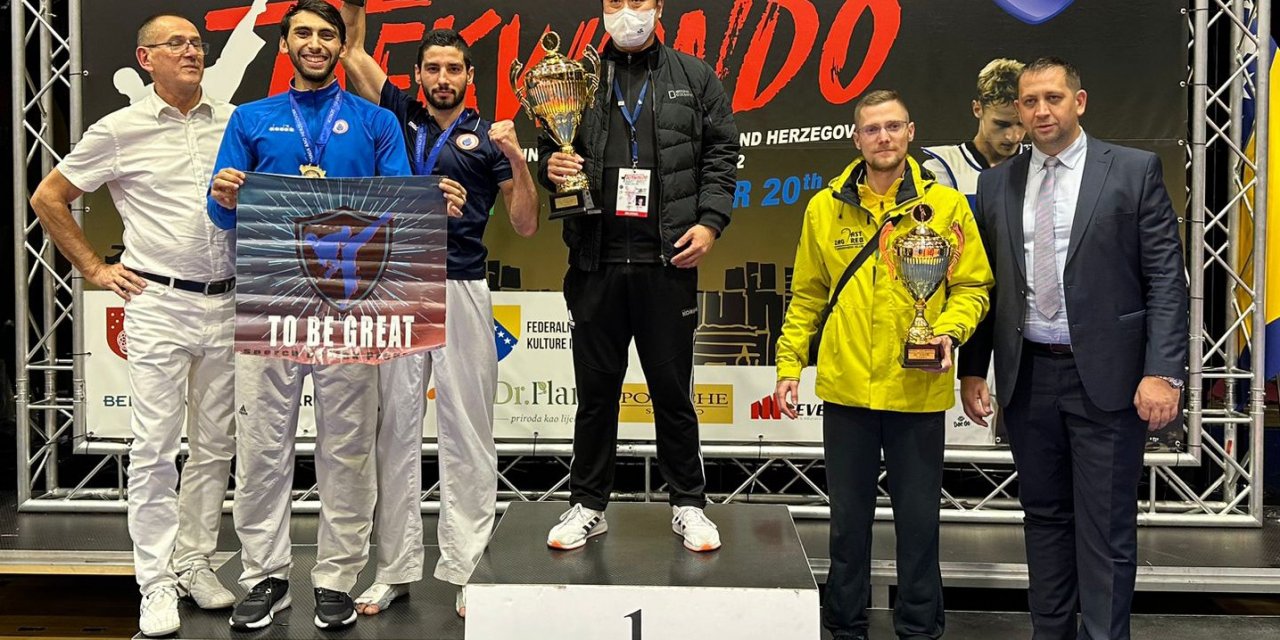 Emircan Turan, Bosna’da tekvandoda altın madalya kazandı