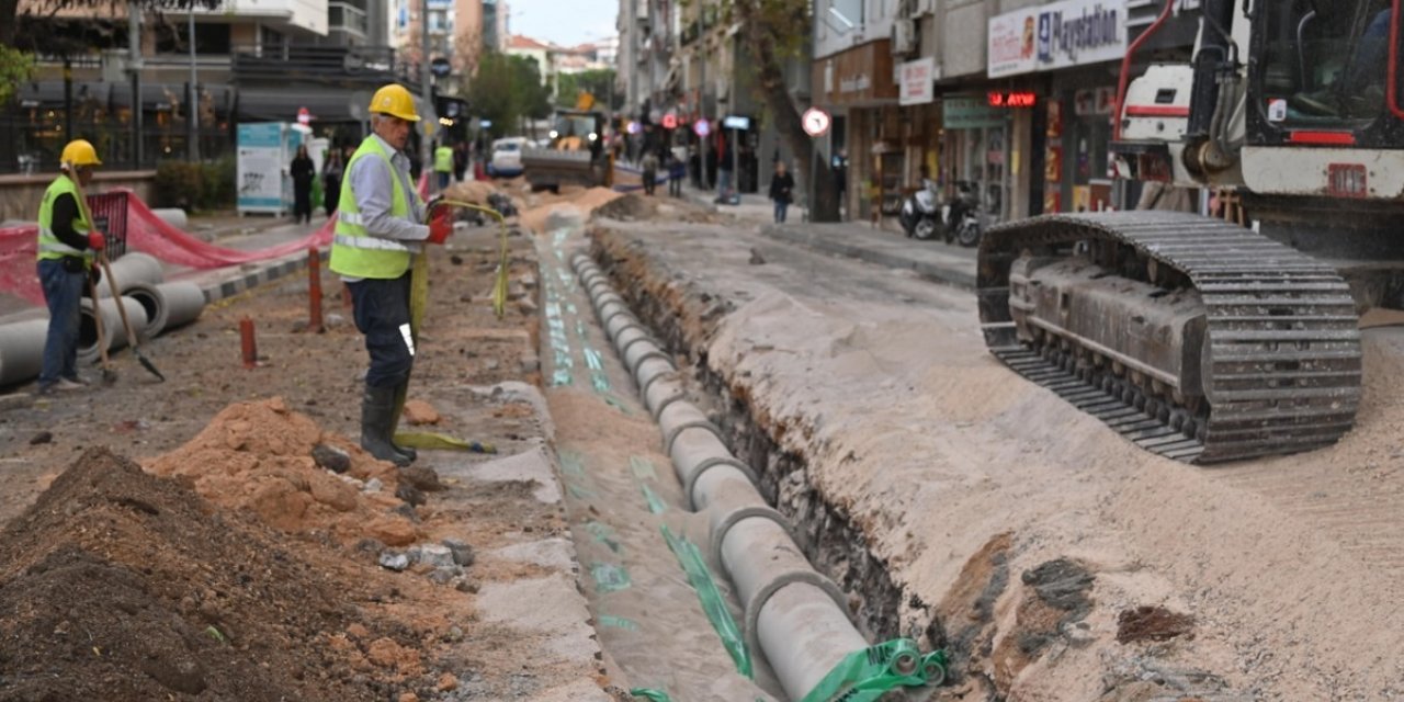 Avni Gemicioğlu Caddesi’nde altyapı çalışmaları