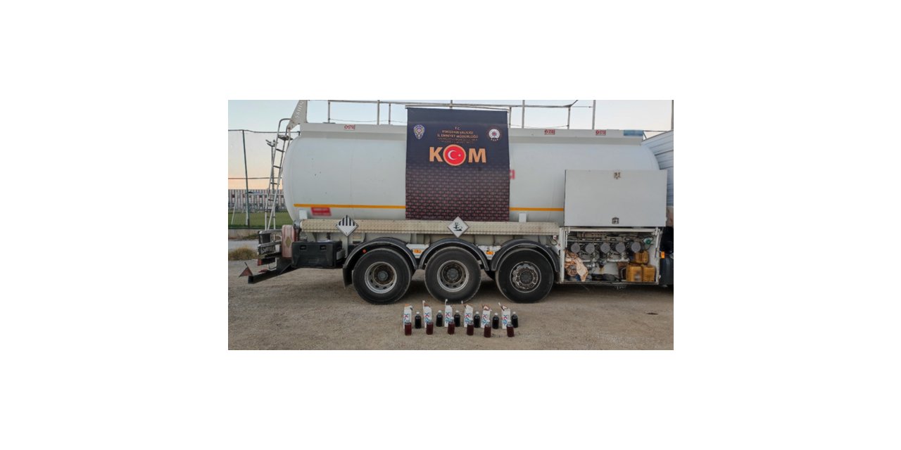 Tankerde 22 bin litre kaçak akaryakıt ele geçirildi