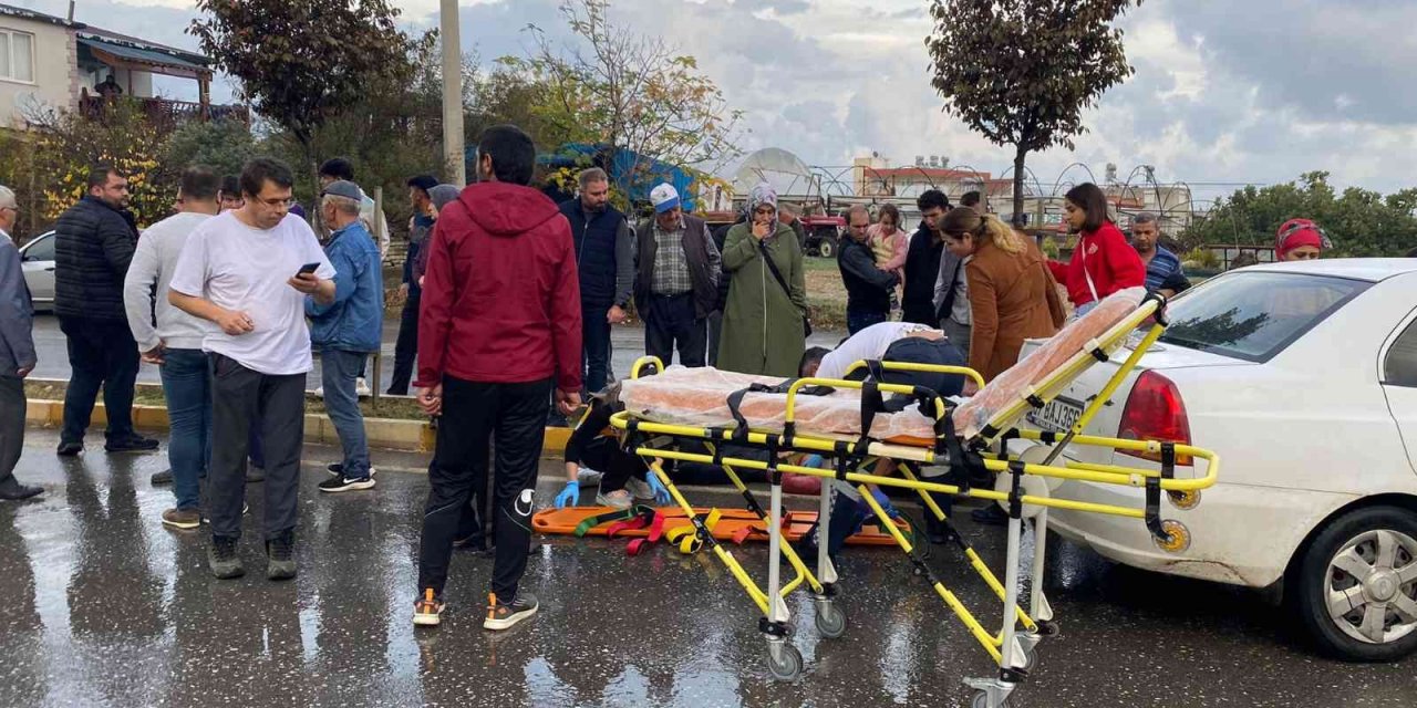Ters şeritten gidince kazaya sebep oldu: 1 yaralı