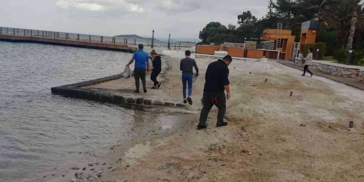 Otellerde kıyı temizliği